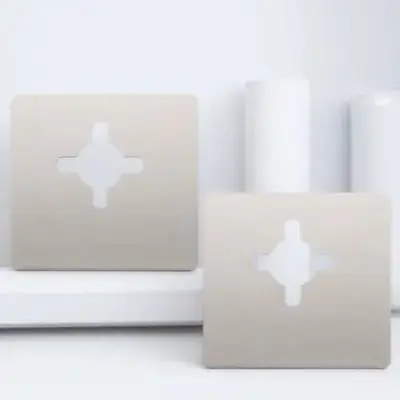 

Комплект из 2-х усиленных накладок из нержавеющей стали для дверных ручек, заглушек для отверстий под ручки и ремонтных накладок для замков, для дома, офиса, бизнеса