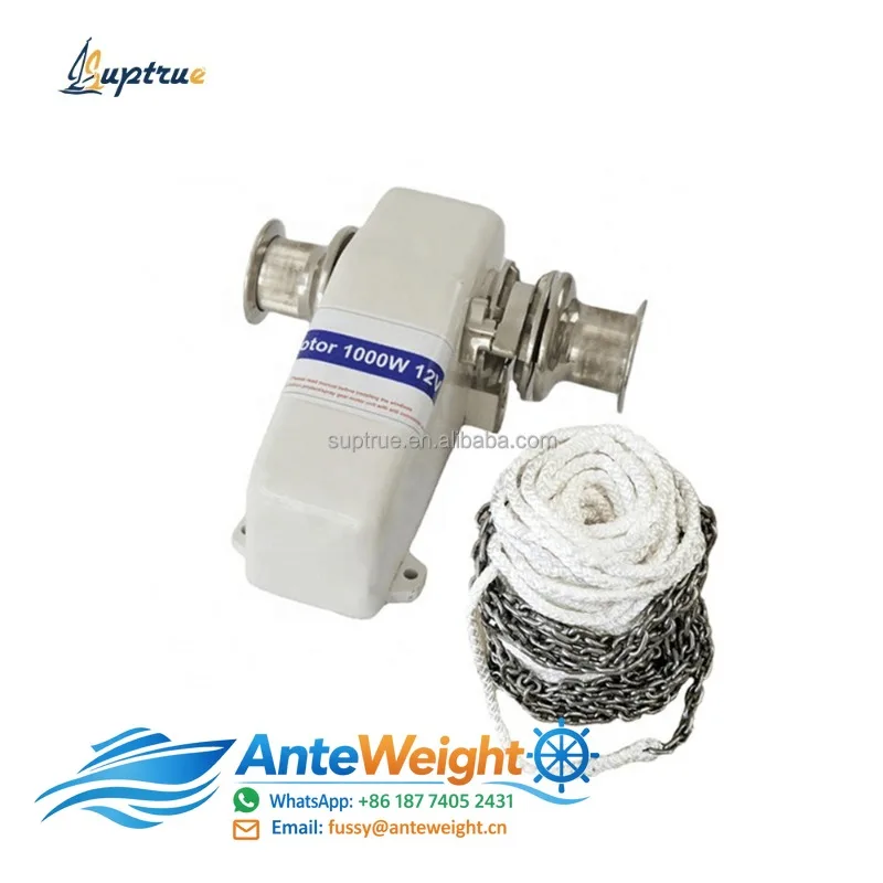Suptrue Marine Parts 12v 600w-3000w Anchor Winch 4x4 Field Rescue Emergency Tool Kit Duty Electric Winch