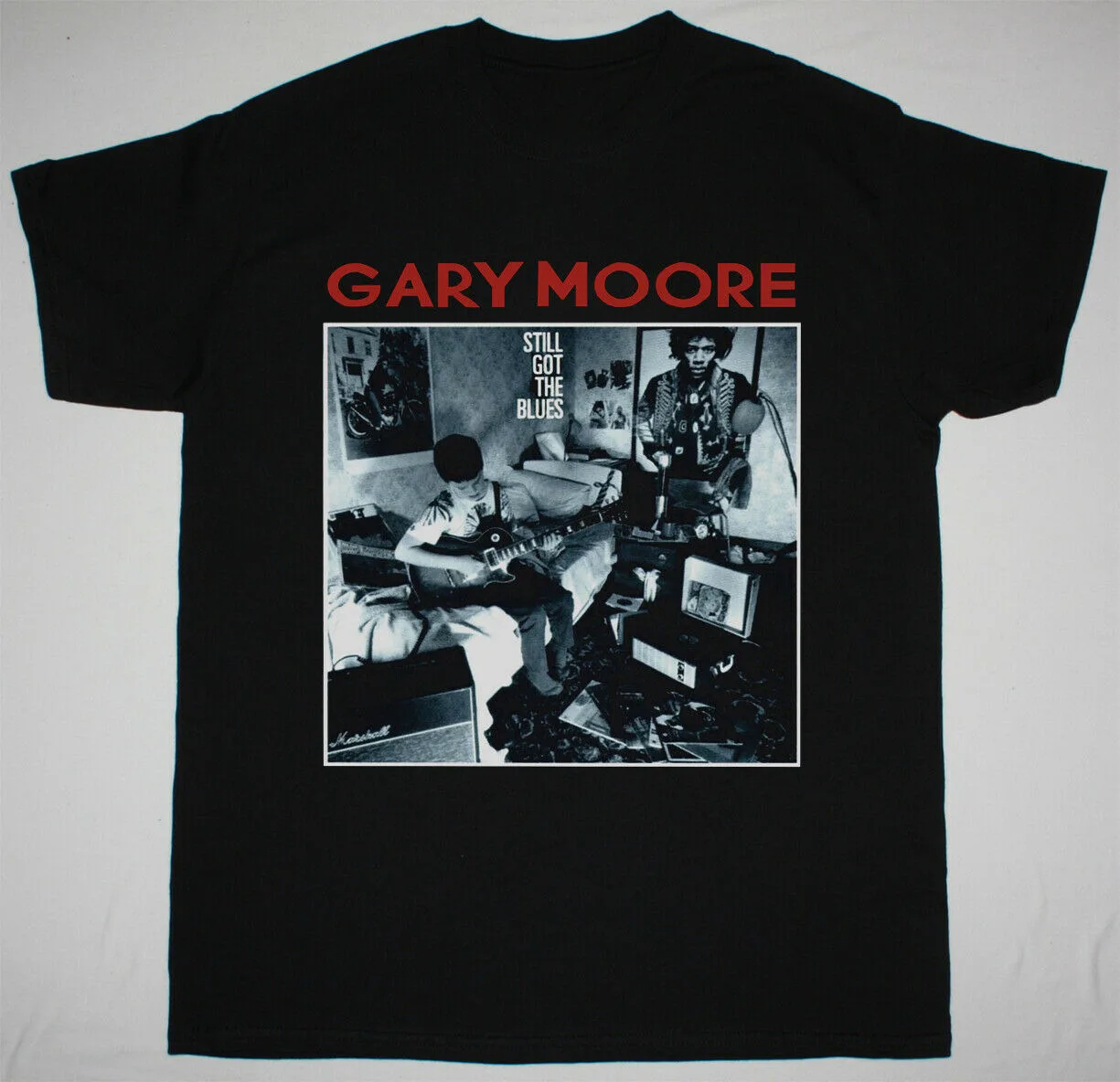 

Gary Moore - Still Got The Blues T shirt Black Cotton Size S To 4XL EL135