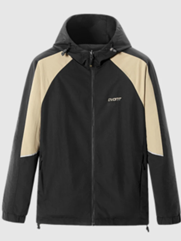 

Двусторонняя одежда, мужская куртка с капюшоном, универсальная застежка-молния, нейлоновая ткань, зимняя верхняя одежда, молодежная мода