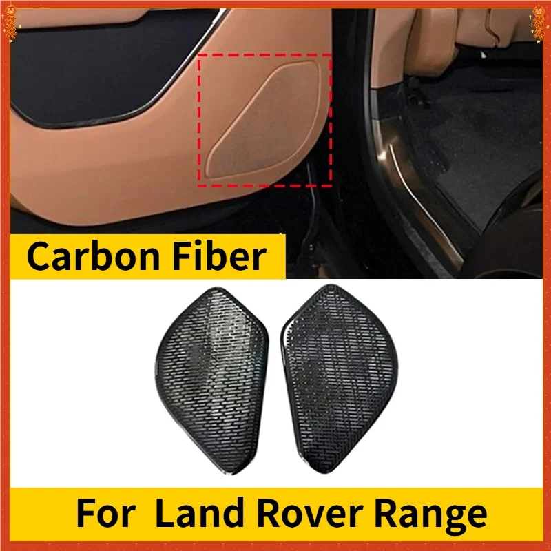 

For Land Rover For Range Real Dry carbon fiber 2023-2024 Executive front door speaker grille cover Fram interior modification
