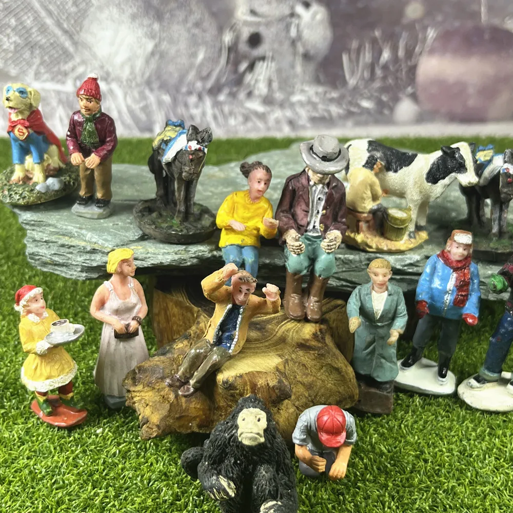Craft Decor Desktop Figurines Miniatures Sand Table Ornaments Halloween Christmas Art Gifts