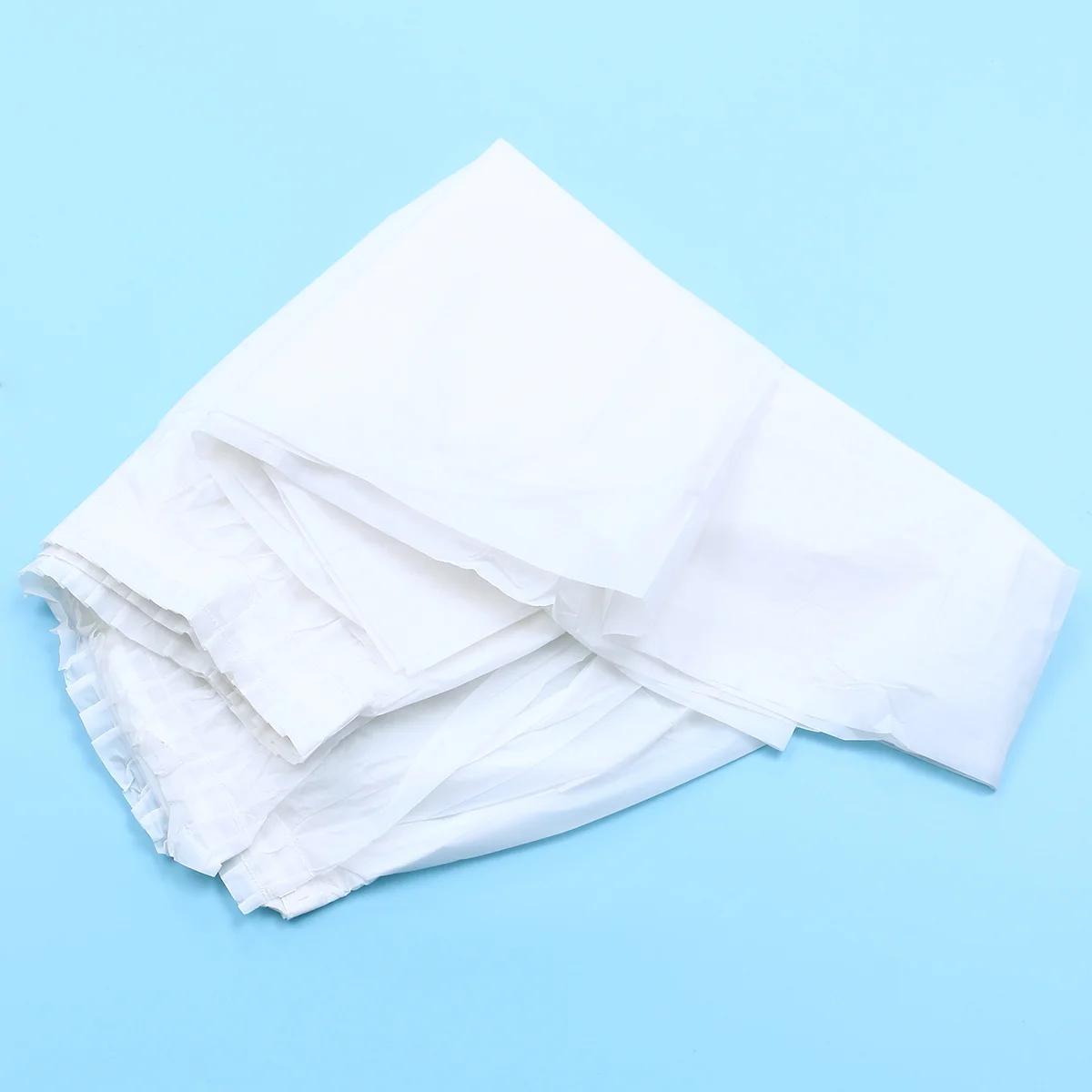 

Plastic Table Skirt Portable Disposable White Table Skirt for Party Wedding Birthday Home Decor Party Supplies