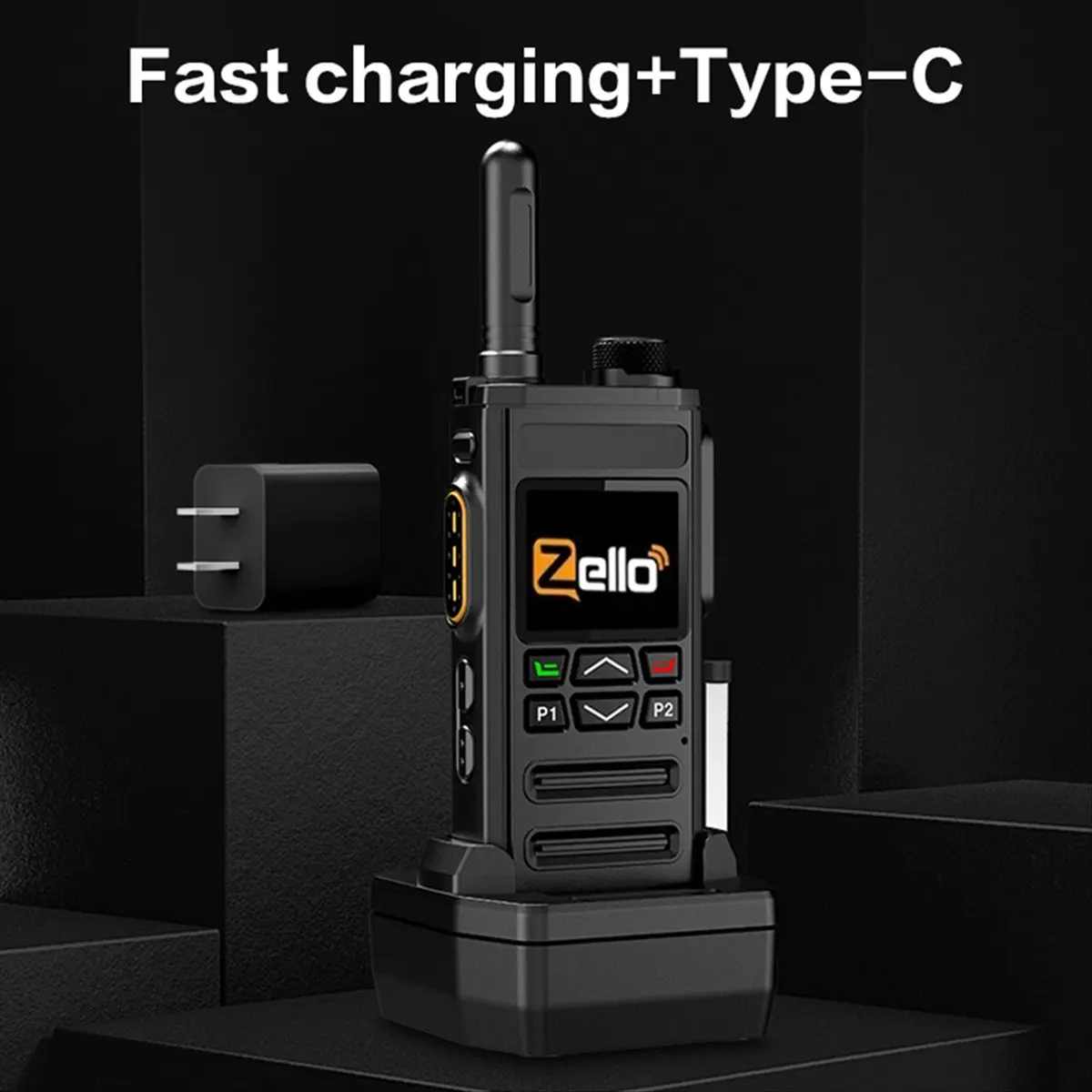 SWXF For Walkie Talkie 4g Sim Card WiFi Network Cell Phone Radio Long Range 100 Miles Professional POC Walkie Talkie B