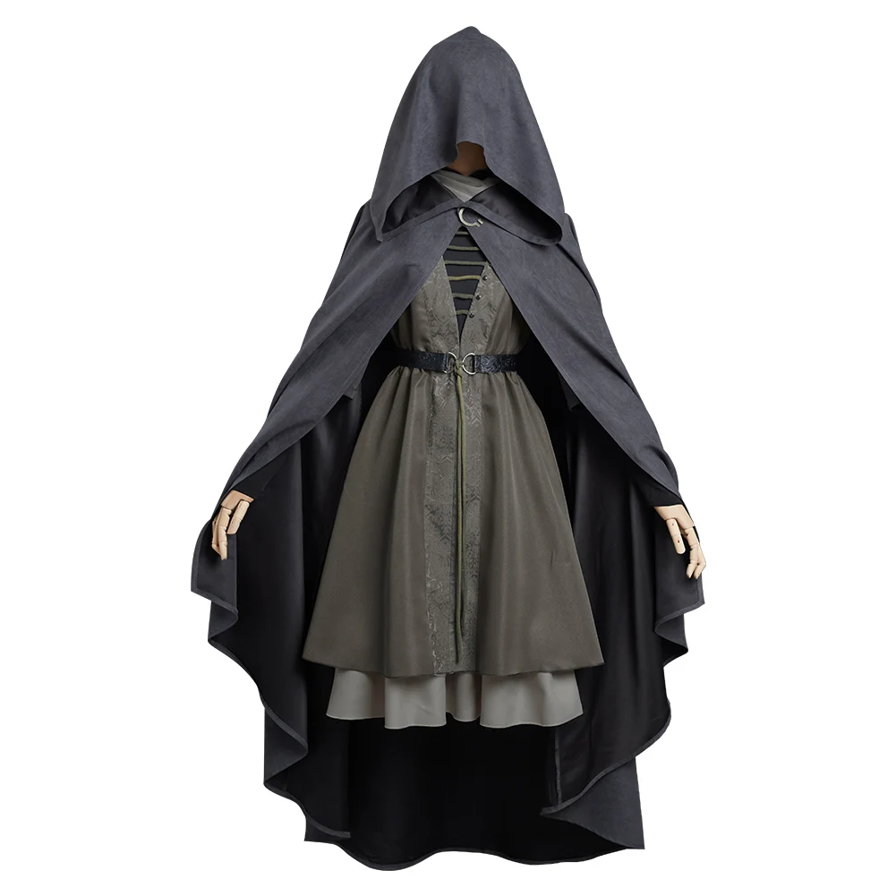 Melina-Déguisement de Sorcière pour Femme Adulte, Jeu de Cosplay, Robe Everak, Tenues d'Halloween, Carnaval, ixTrempée