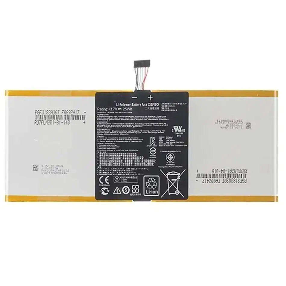 لـ ASUS MEMO PAD K00A (ME302C) - بطارية كمبيوتر لوحي بقدرة 6560 مللي أمبير في الساعة، موديل C12P1301