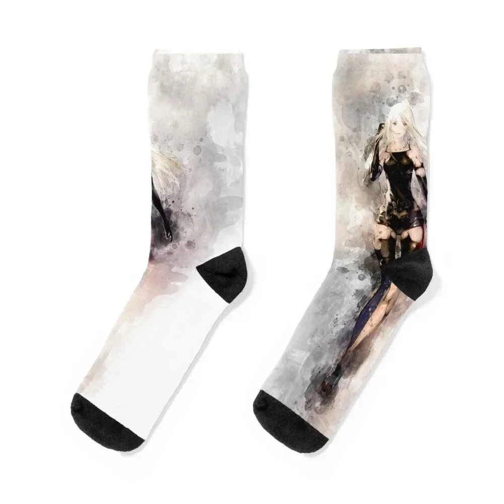 

Nier Automata - 2A Socks fashionable christmass gift hockey crazy Men Socks Women's