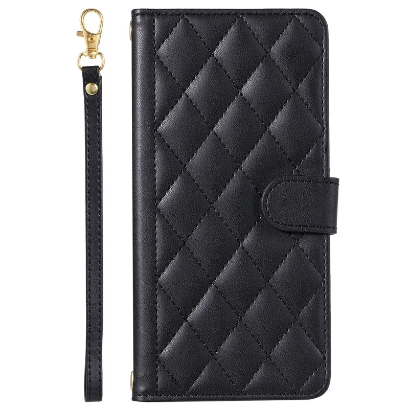 

Pop For POCO X7 Pro Case On For Xiaomi Poco X7 Pro 5G Cover Diamond Lattice Wallet Phone Case For Xiomi PocoX7 X 7 5G Leather Co