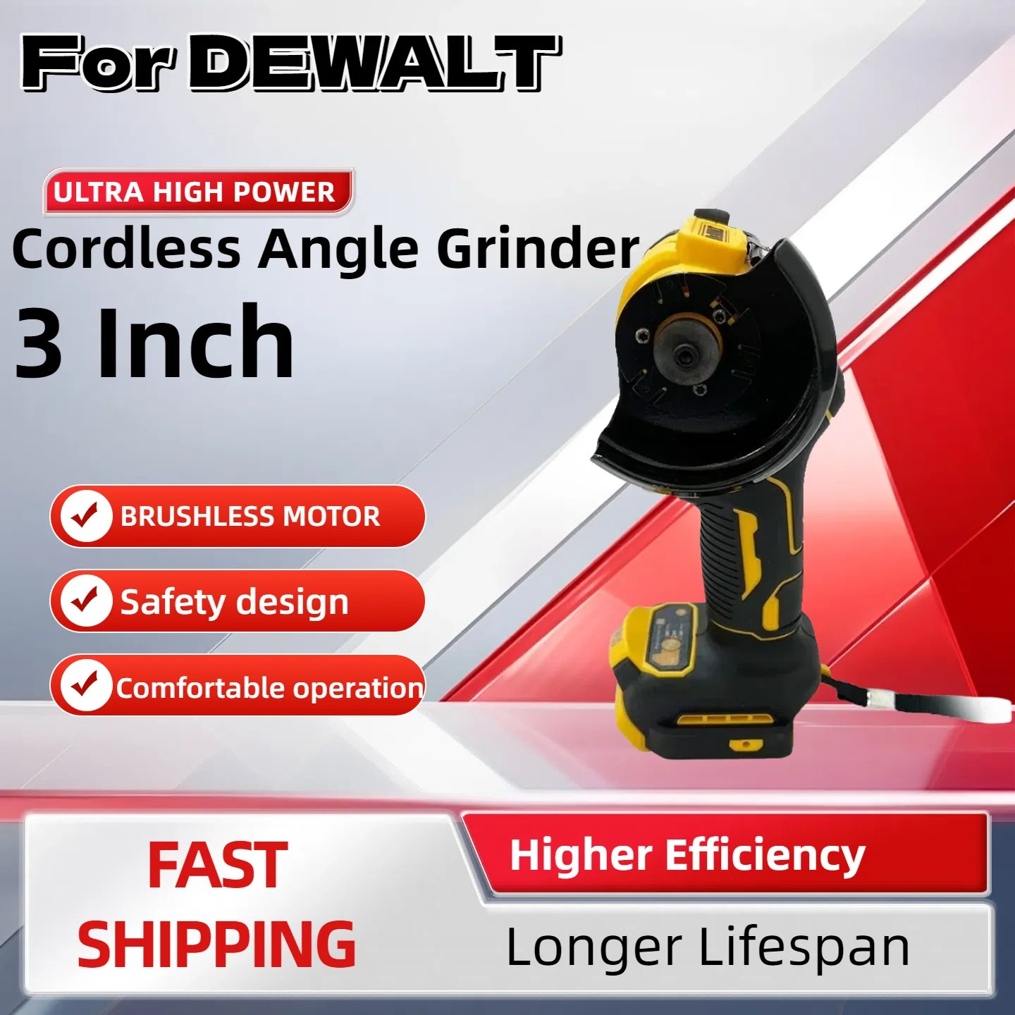 ل ديوالت 3 بوصة آلة طحن تلميع صغيرة قطع كهربائية أدوات كهربائية طاحونة زاوية لاسلكية لبطارية 20 فولت 18 فولت