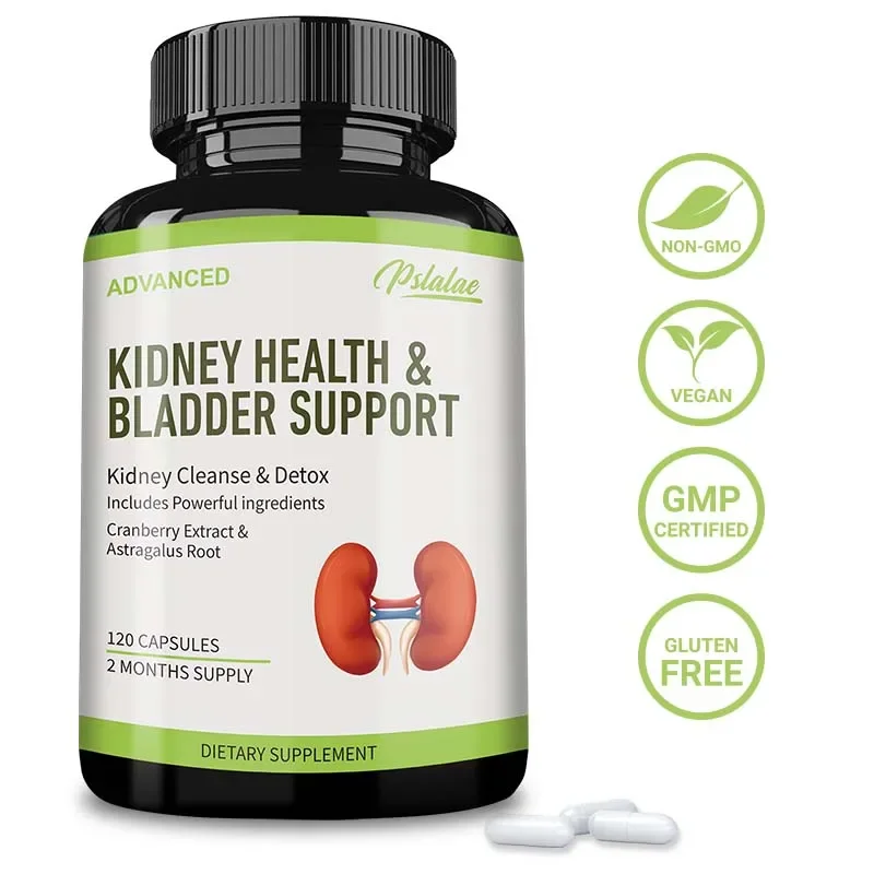 Kidney Health and Bladder Support - Kidney Cleansing, Detoxification & Repair, Promotes Normal Urinary Tract and Bladder Health