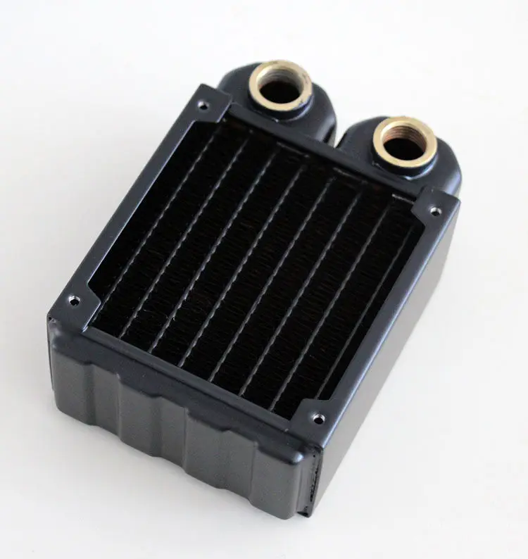 8 cm 80 pure copper, double row 45mm water cooling, liquid cooling, heat dissipation row, heat exchanger