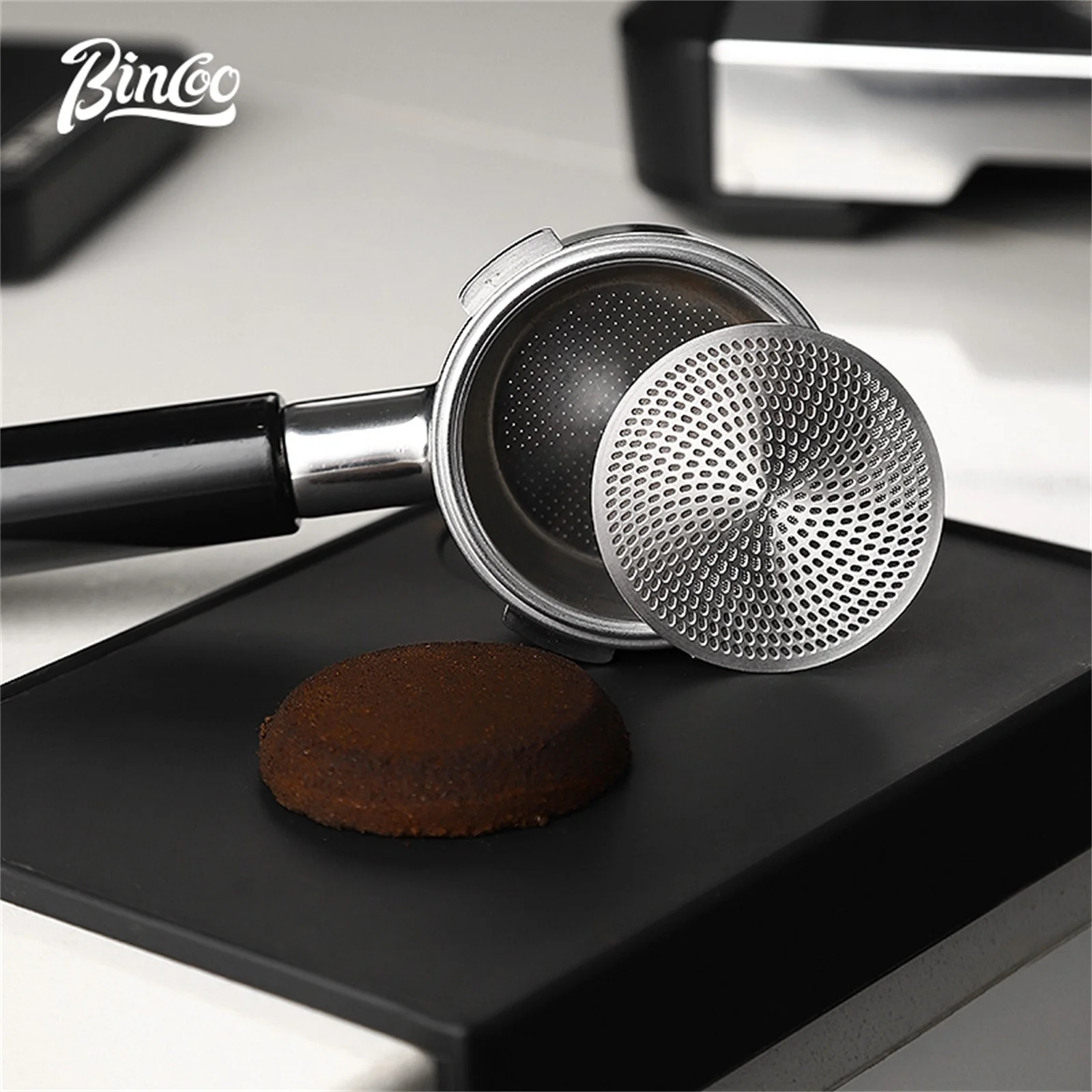 Bincoo Galaxy Coffee Secondary Water Distribution Net Stainless Steel Espresso Handle Extraction Filter Sintered Sheet