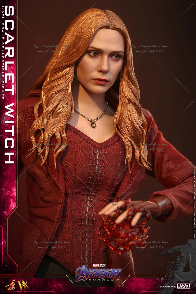 

HotToys HT DX35 Glue Hair DX36 Rooted Hair 1/6 Scarlet Witch Action Figure Avengers: Endgame Movie 12" Female Soldier Doll