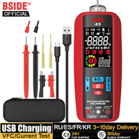 BSIDE. Professional Digital Multimeter Smart Automatic Multitester Ammeter VFC Current Hz Capacitor Ohm Electrician Tester Tools