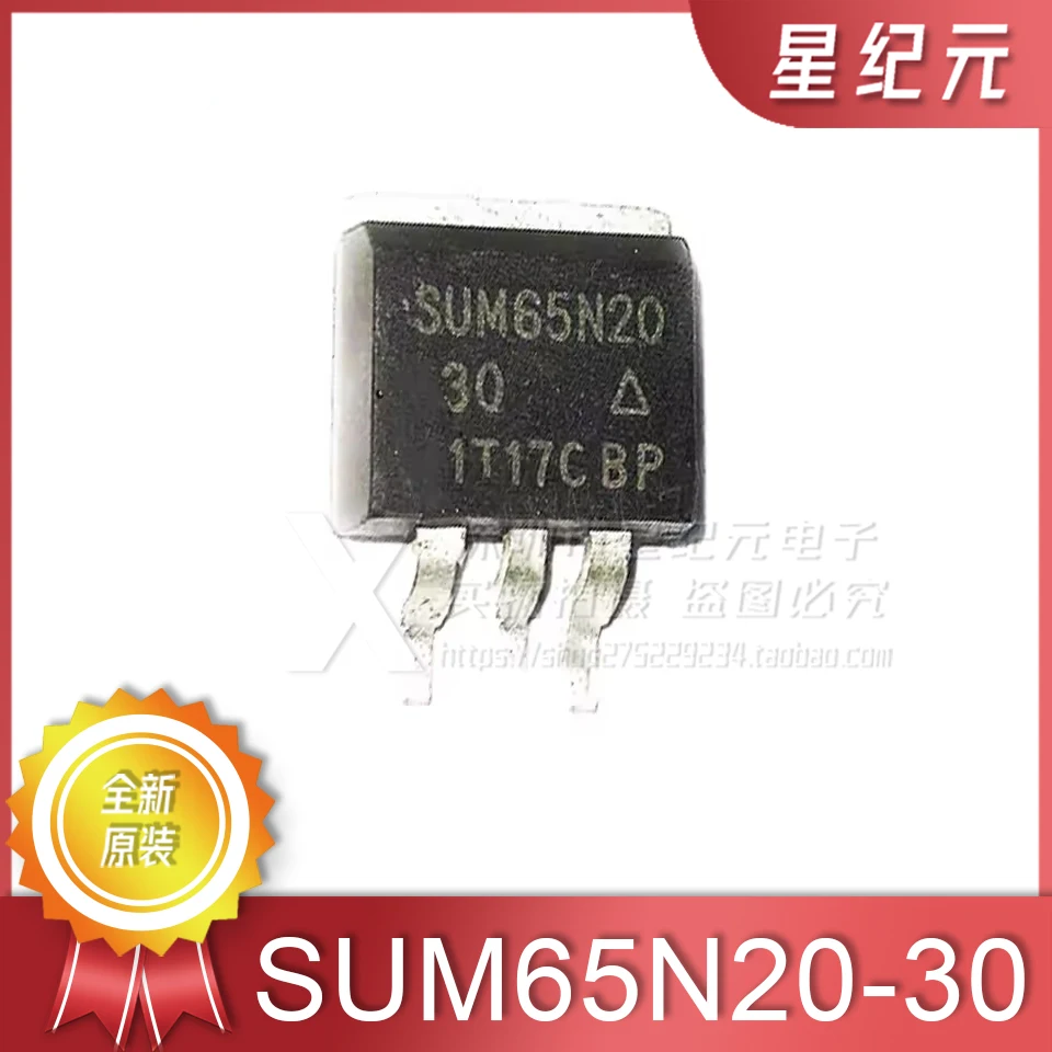 

[IN STOCK] 1 Piece Original Imported Original SUM65N20-30 SUM65N20 TO-263 Patch 65A200V MOS Field Tube Brand-new Original