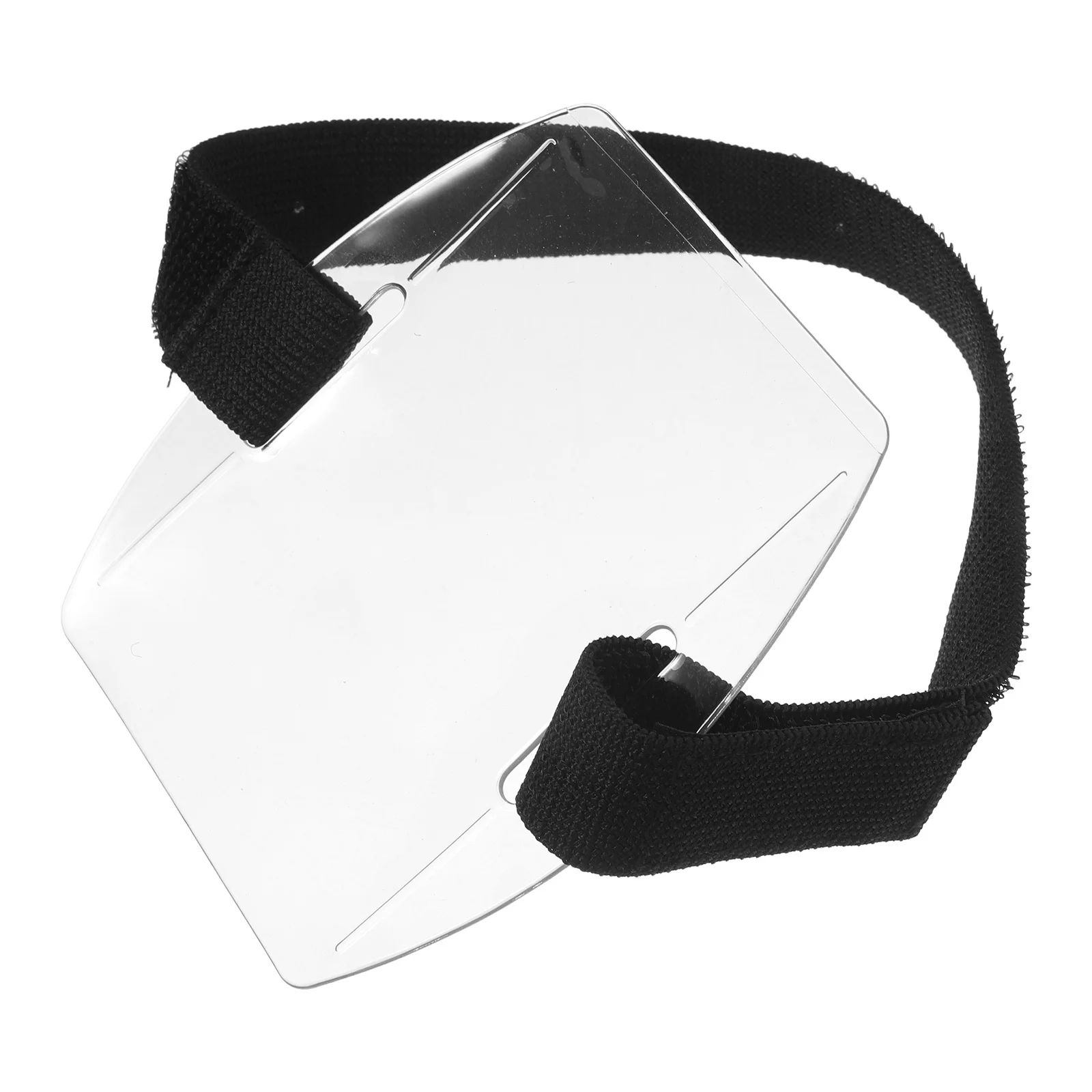 

Waterproof Arm Badge Holder Clear PVC Id Card Sleeve Adjustable Arm Band High Visibility Social Security Card Protector