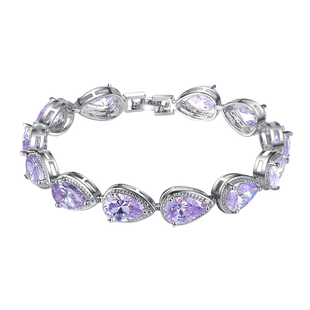 

Zircon Bracelet Lightweight Durable Elegant Fashionable Shining Bracelet Perfect Gift for Lover Friend Family Birthday Party