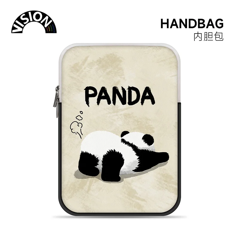 

Внутренняя сумка для компьютера с милой пандой, 14-дюймовая женская сумка, подходящая для сумки для хранения ноутбука Apple Mac