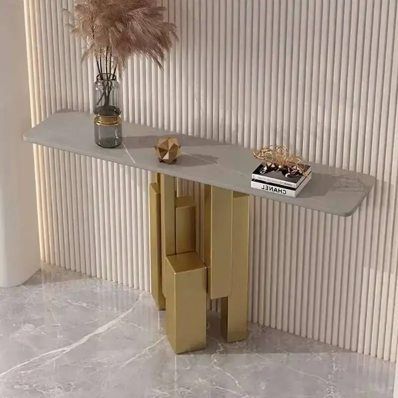 

Design Trendy Unique Table Elegant Nordic Hallway Beauty Corner Table Delicacy Modern Tabel Console Hallway Table Furniture