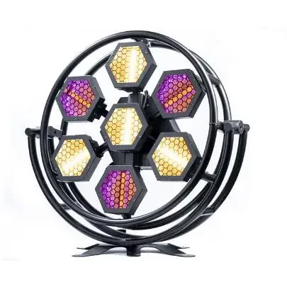 

Retro Stage Lighting LED 7x60W effect lights strobe wash dj background light