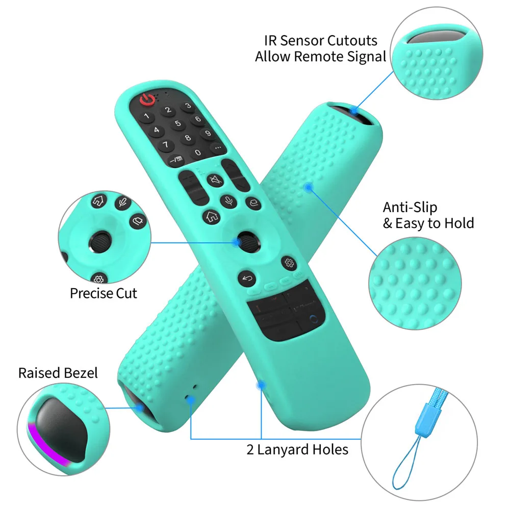 Silicone Controller Case Protective Covers For Smart TV Shockproof Remote Control Sleeve for MR21GA MR22GA MR23GA AKB76036504