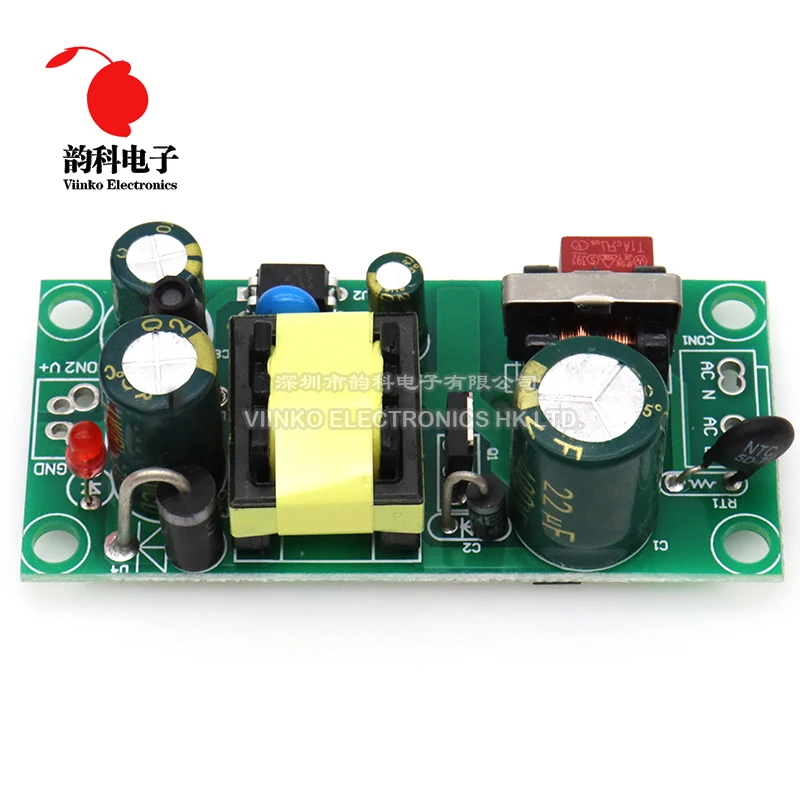 5V 2A 12V 1A 10W AC-DC Switching Power Module Isolated Power 220V to 5V 12V Switch Step Down Buck Converter Bare Circuit Board