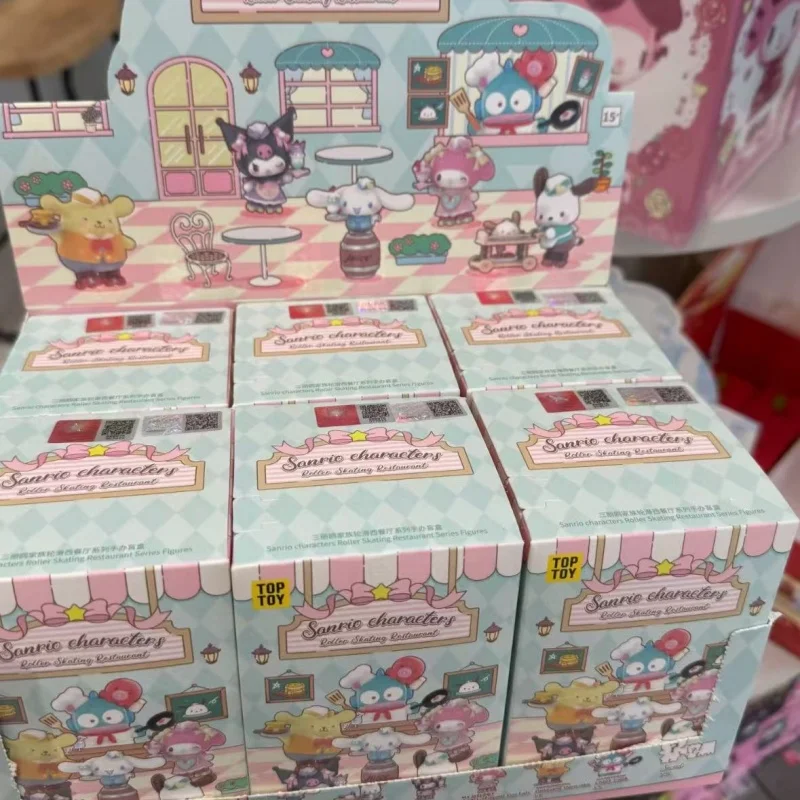 

Очаровательные коллекционные фигурки для роликовых коньков Sanrio Family, ресторанная серия, идеальный подарок на день рождения для девочек