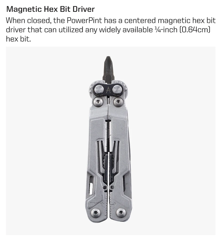 SOG PowerPint 18 in 1 Faltbare Multifunktionszange EDC Mini Multifunktions-Handwerkzeug mit Taschenmesser für Heimreparaturen, DIY und Camping – Detail 11