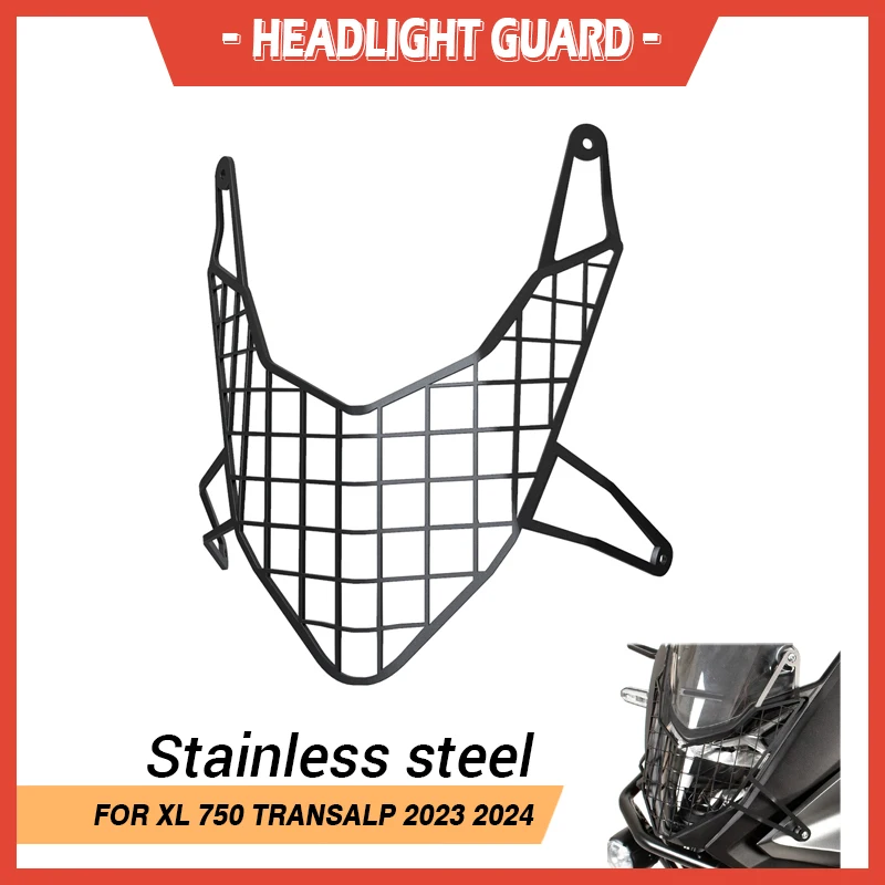 

FOR HONDA XL750 XL-750 TRANSALP 2023-2024-2025 Motorcycle Accessories Headlight Protector Shield Cover Grill Guard Decorative