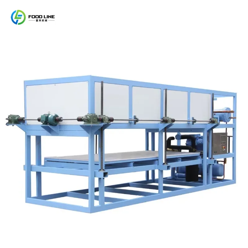 Customized High Efficiency 25 Ton Block Ice Machine Standard Ice Cube Shape Large Scale Ice Factory Equipment