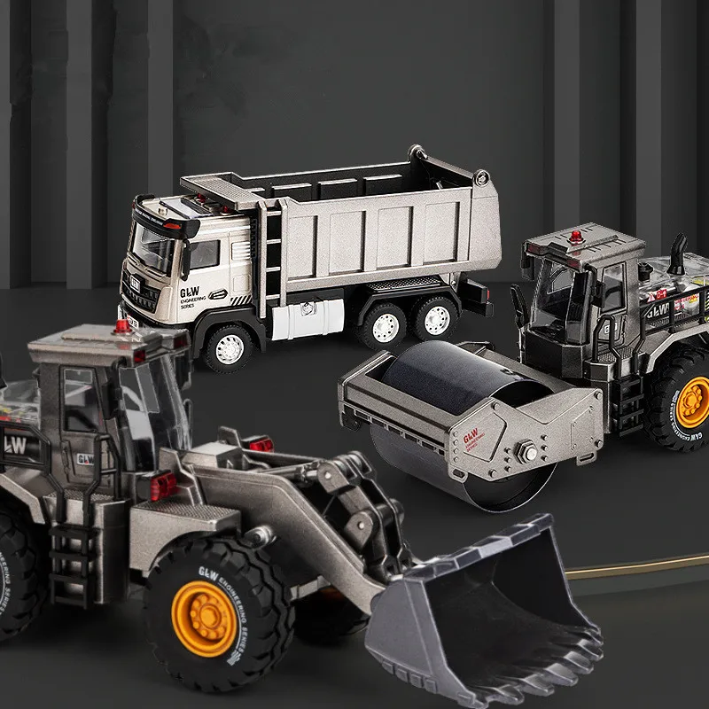 

1: 40 alloy engineering transport vehicle model,engineering rescue car toys,excavator roller toys,wholesale