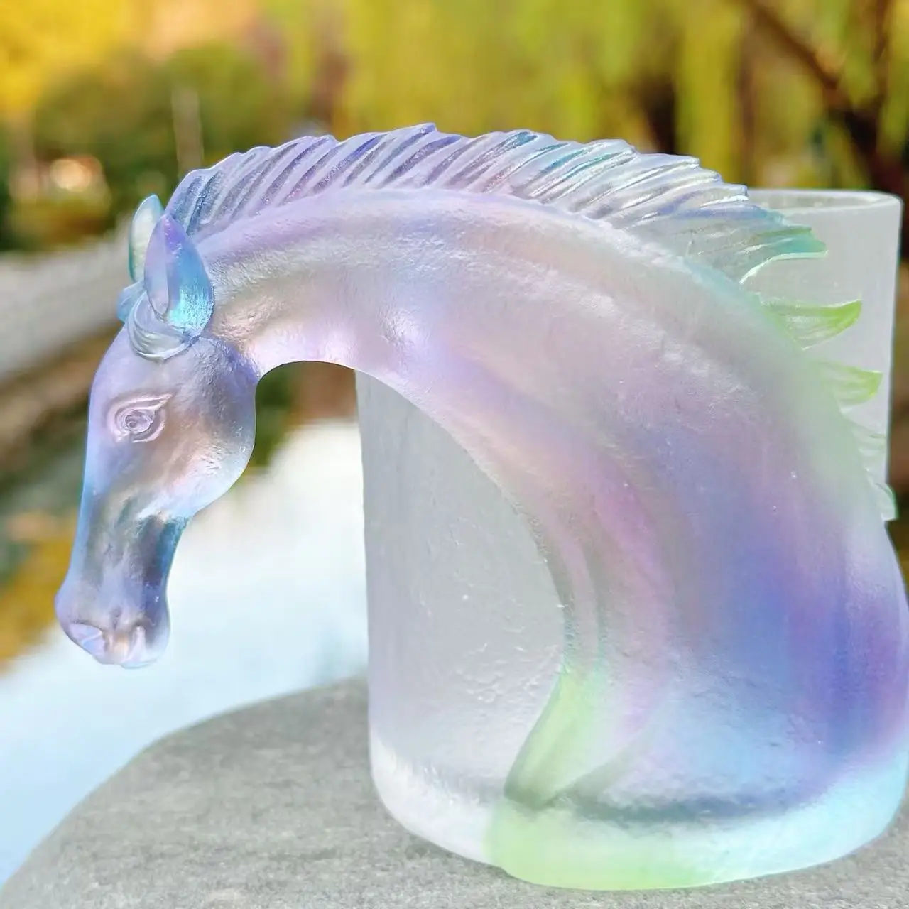 2026 new teacup ancient glass coffee cup teacup gift