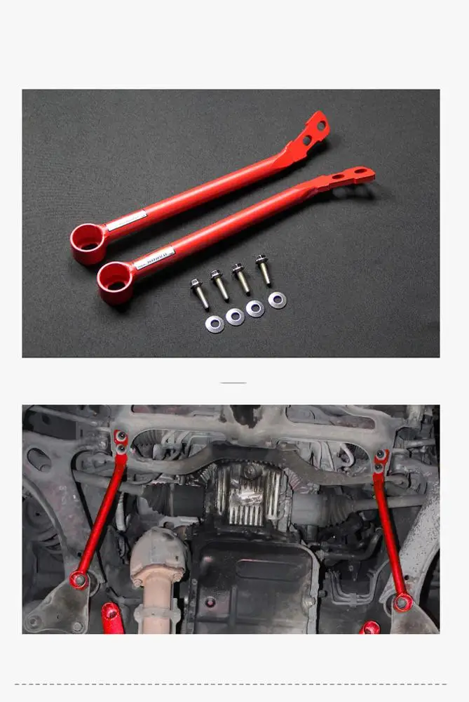 Front Strut Bar Racing Cars Auto cars Chassis Strenghen Bar for Subaru FORESTER IMPREZA WRX STI 2008-2012 2.0/2.5T