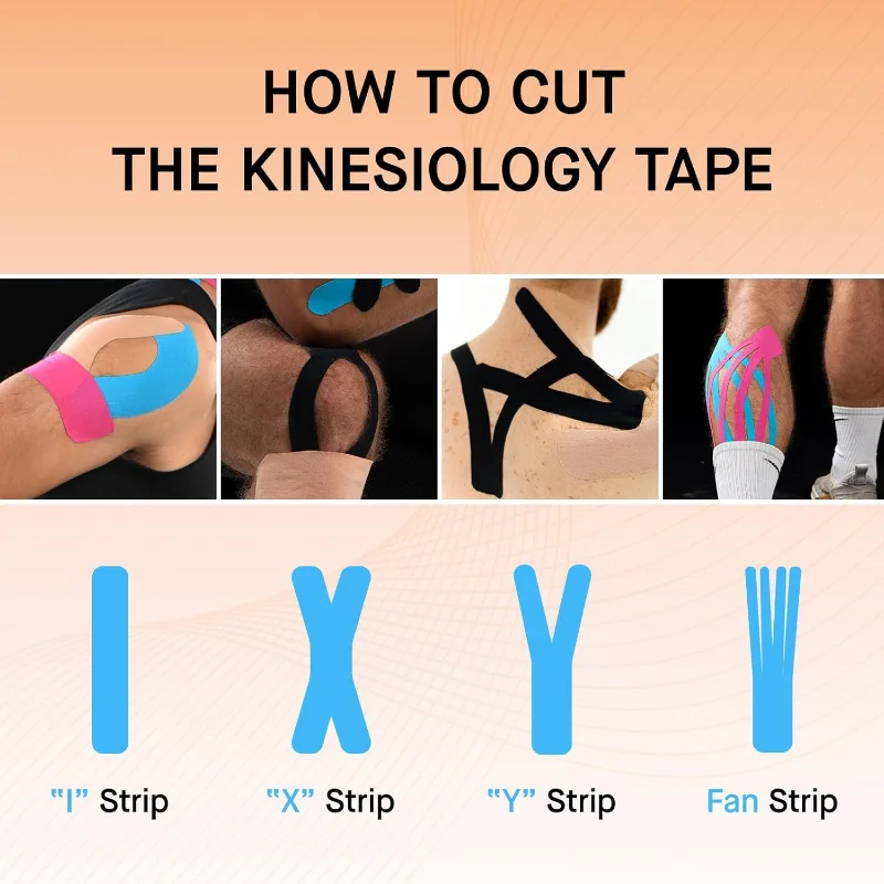 جديد الأصلي القطن مطاطا قسط شر - مراجعة Kinesiology Tape Sports وسعره