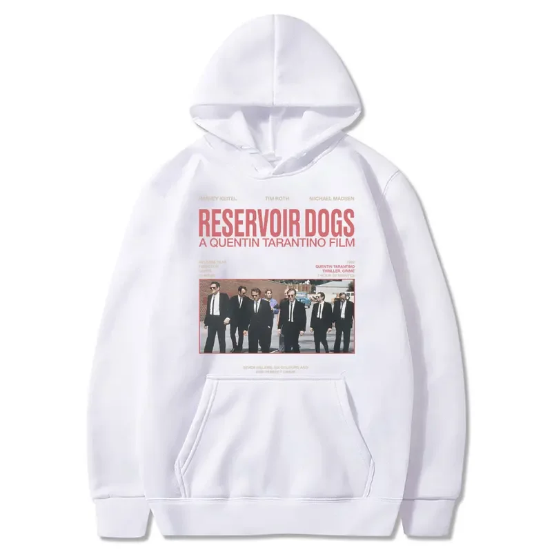 Director Quentin Tarantino Movie Reservoir Dogs Graphic Hoodie Men Women Classic 90s Clothes Male Vintage Crime Thriller Hoodies