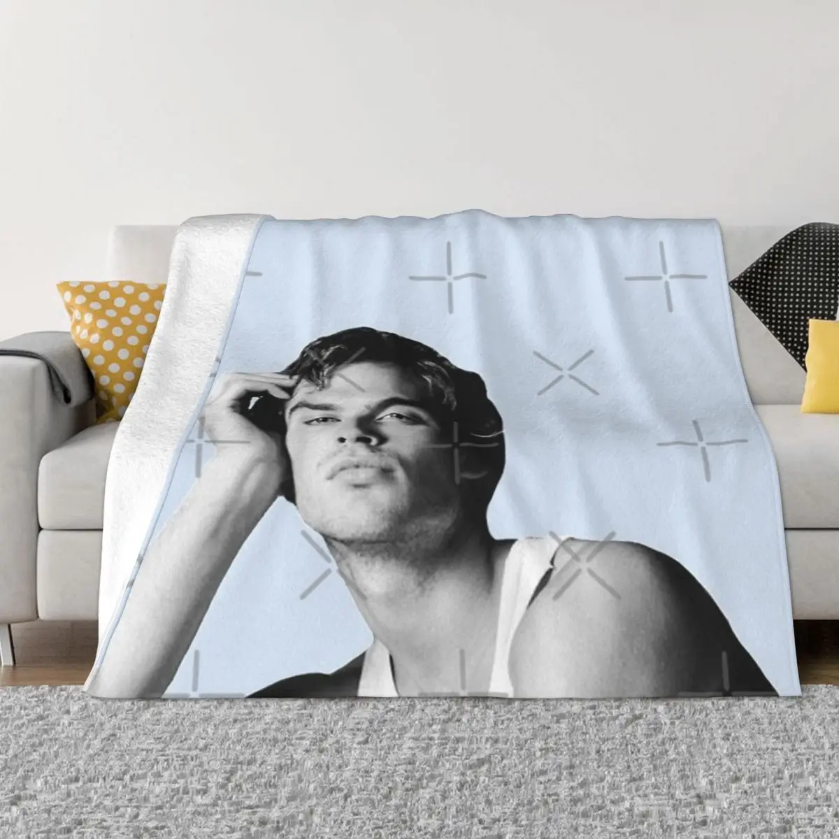 

Ian Somerhalder 3 Anime Bedroom Winter Blankets Home And Decoration Throw Blanket