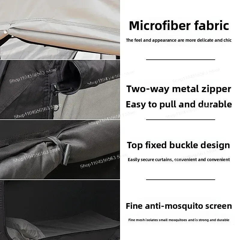 One-Person Instant Folding Tent - Lightweight Warm Privacy Tent for Camping, Car & Indoor Use