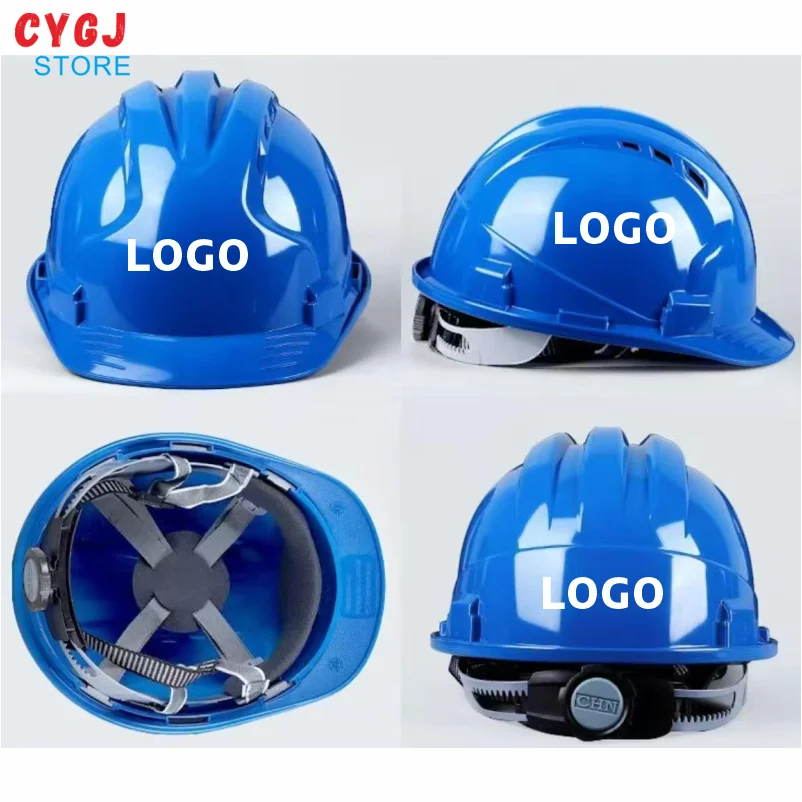 Thickened, Breathable And Impact-resistant Construction Site Safety Helmet Personalized Customized LOGO Work Helmet Engineering