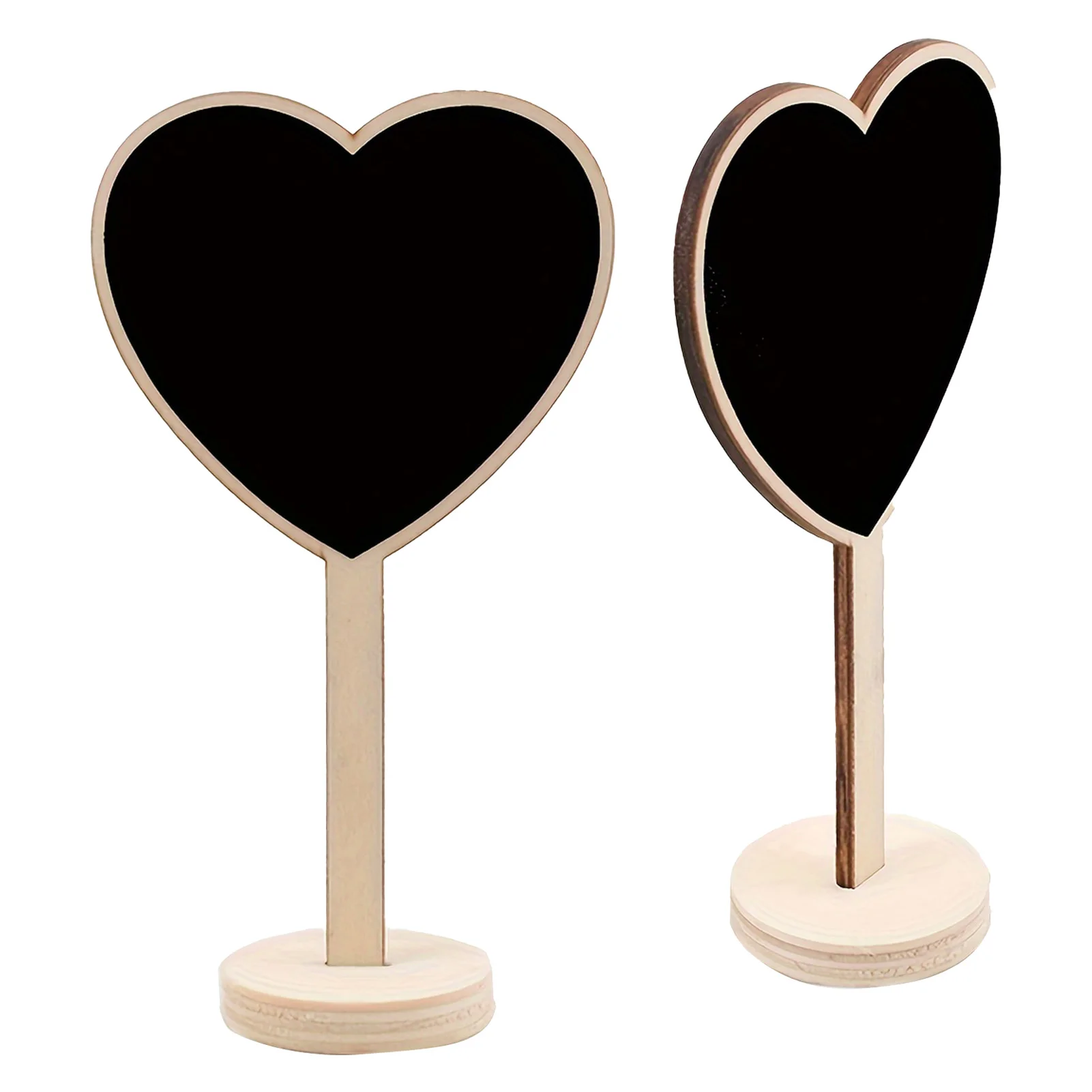 Heart Shaped Mini Chalkboard Detachable Design Wedding Table Number Decor Suitable for Kitchen Product Categories