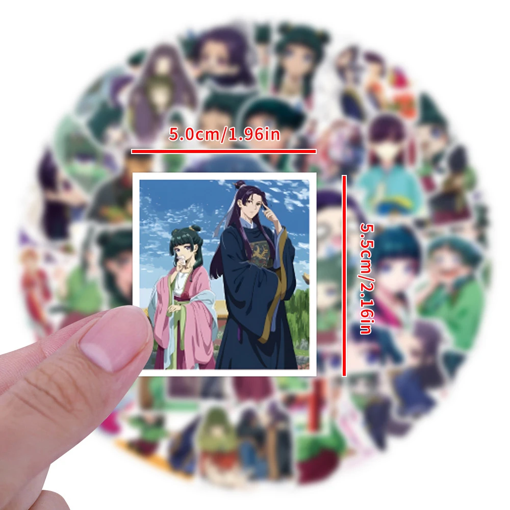 10/30/50/120 قطعة Maomao Apothecary يوميات أنيمي ملصقات للأطفال Jinshi ملصق مائي لعبة الكتابة على الجدران سيارة محمول الهاتف DIY بها بنفسك الكرتون ملصق #4