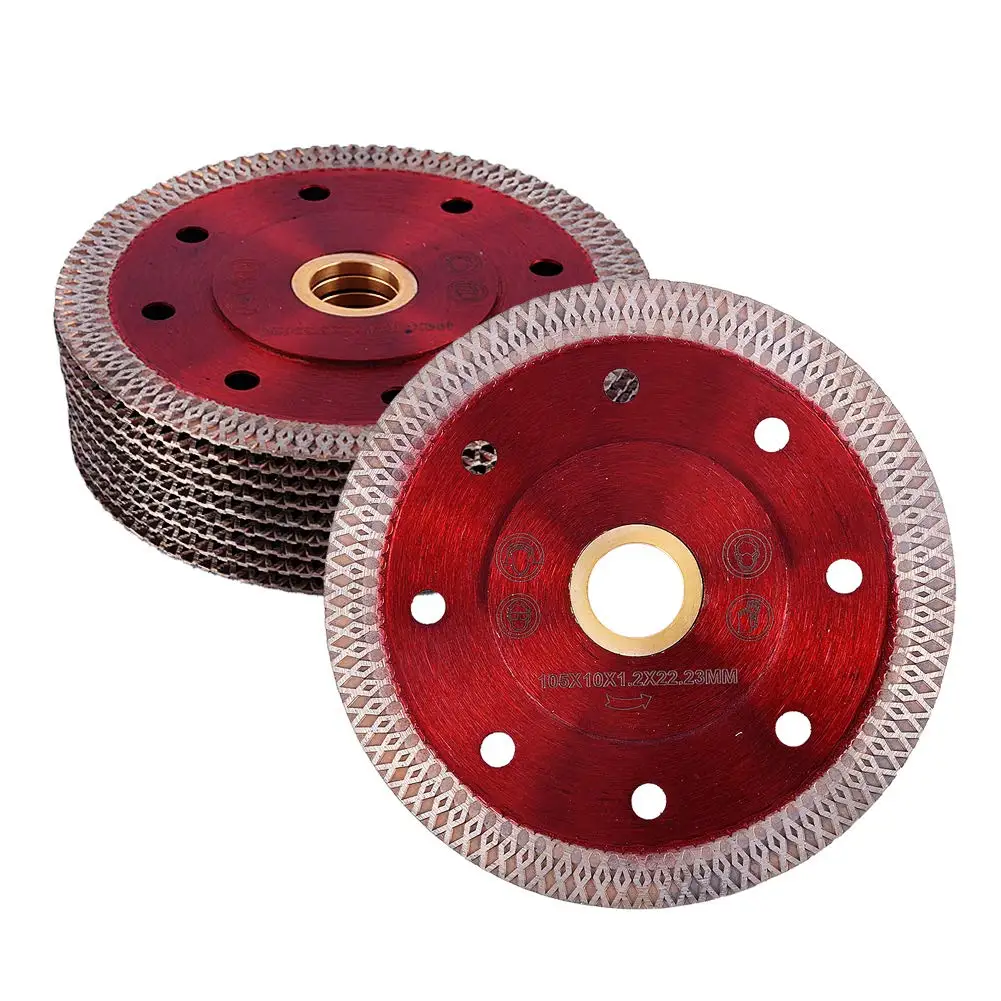 

4 Inch Diamond Tile Saw Blade for Angle Grinder, Dry/Wet Cutting Ceramic, Concrete, Granite