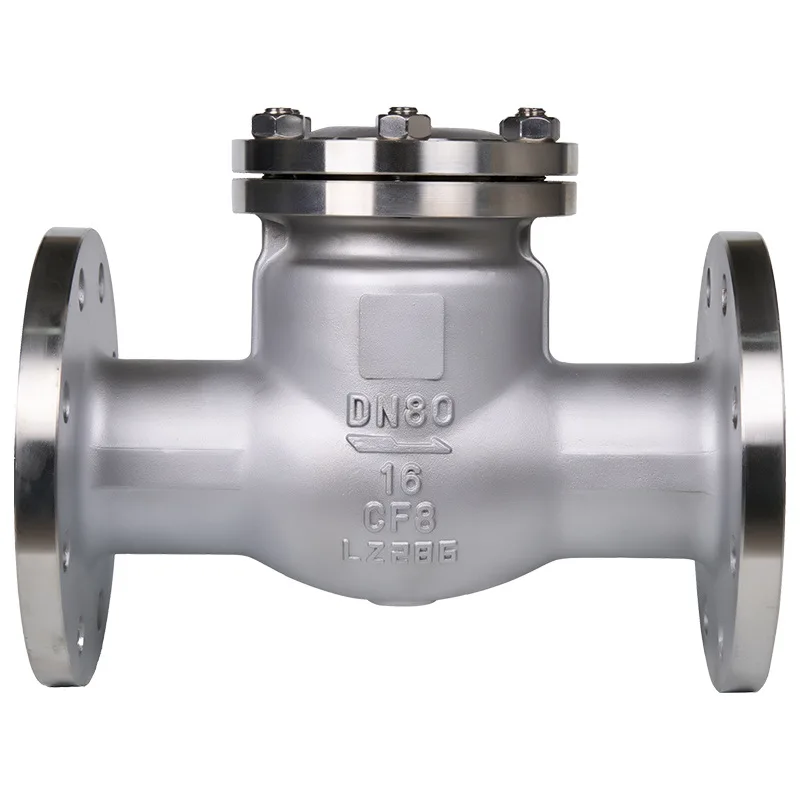 

Sealed DN100 high temperature check valve anti-backflow chemical pipeline