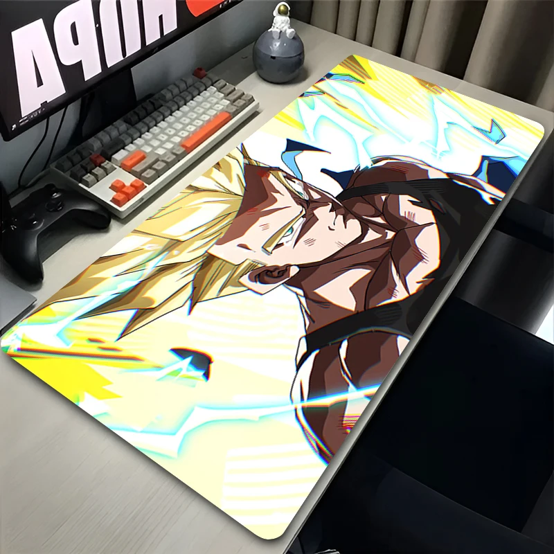 DBZ Dragon Ball Trunks Z Mouse Pad DBZ Large Extended Desk Mat Notbook Anime Gamer Accessories Non-Slip Esports Gaming Mousepad view 2