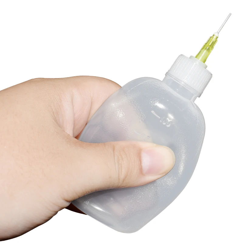 41Pcs/pack Fine Tip Glue Applicators Set Plastic Squeezable Dropper Bottles with Needle Tips Precition Tip Empty Applicator