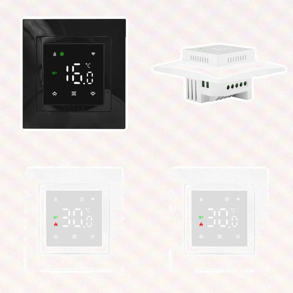 for Smart Underfloor Heating Thermostat WIFI Digital Controller Compatible with For Electric Heating and Voice Control