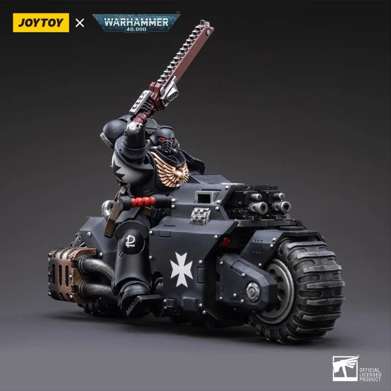 JOYTOY Warhammer 40K 1/18 Space Marines Black Templars Outriders Brother Valtus Action Figures Model Toys Boys Gifts In Stock