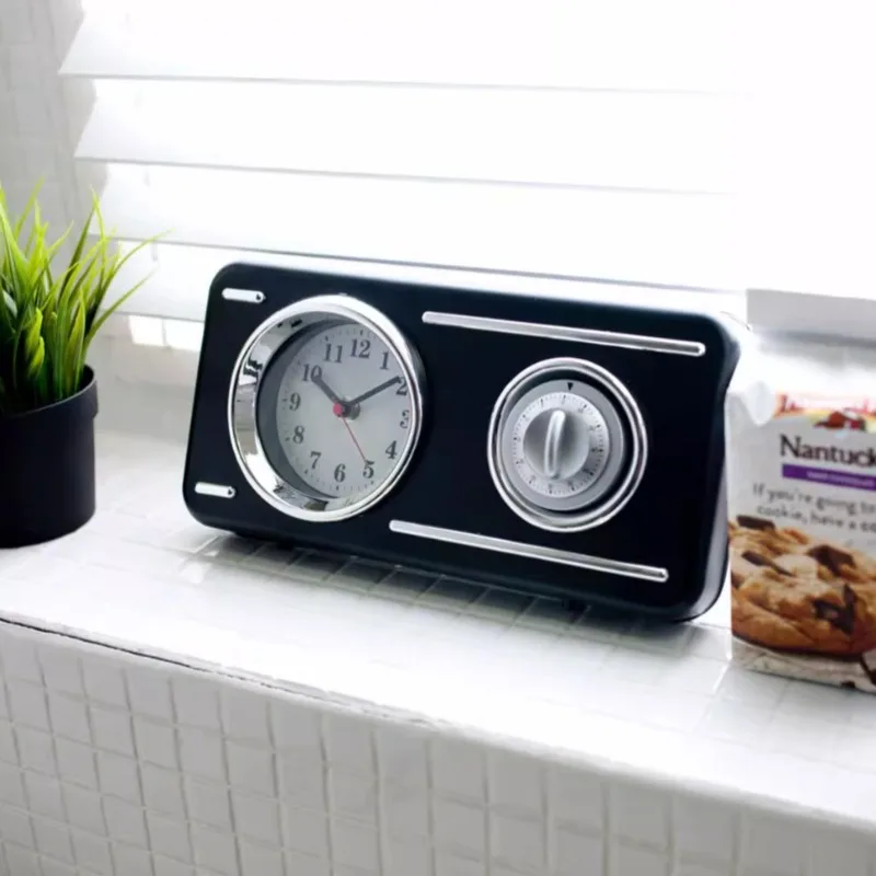 Stand Desk Clocks Silent Table Clock Living Room Design Decoration Digital Timepiece Home Kitchen Desktop Vintage Wall Clock