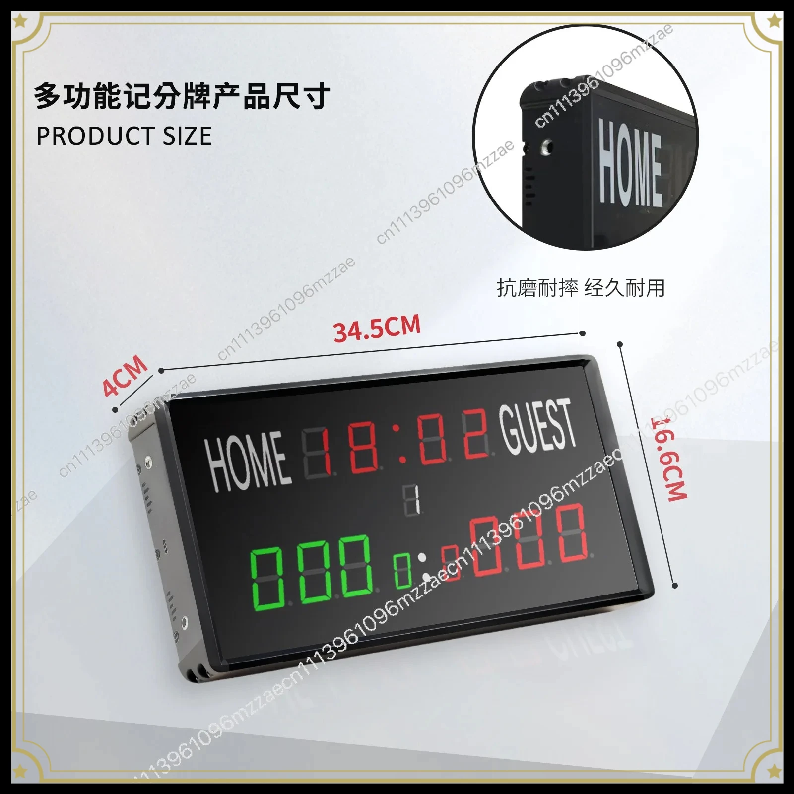 Basketball, Volleyball, Billiards, Badminton, Special Scoreboard, Multi-function LED Electronic Timing Scoreboard - view 3