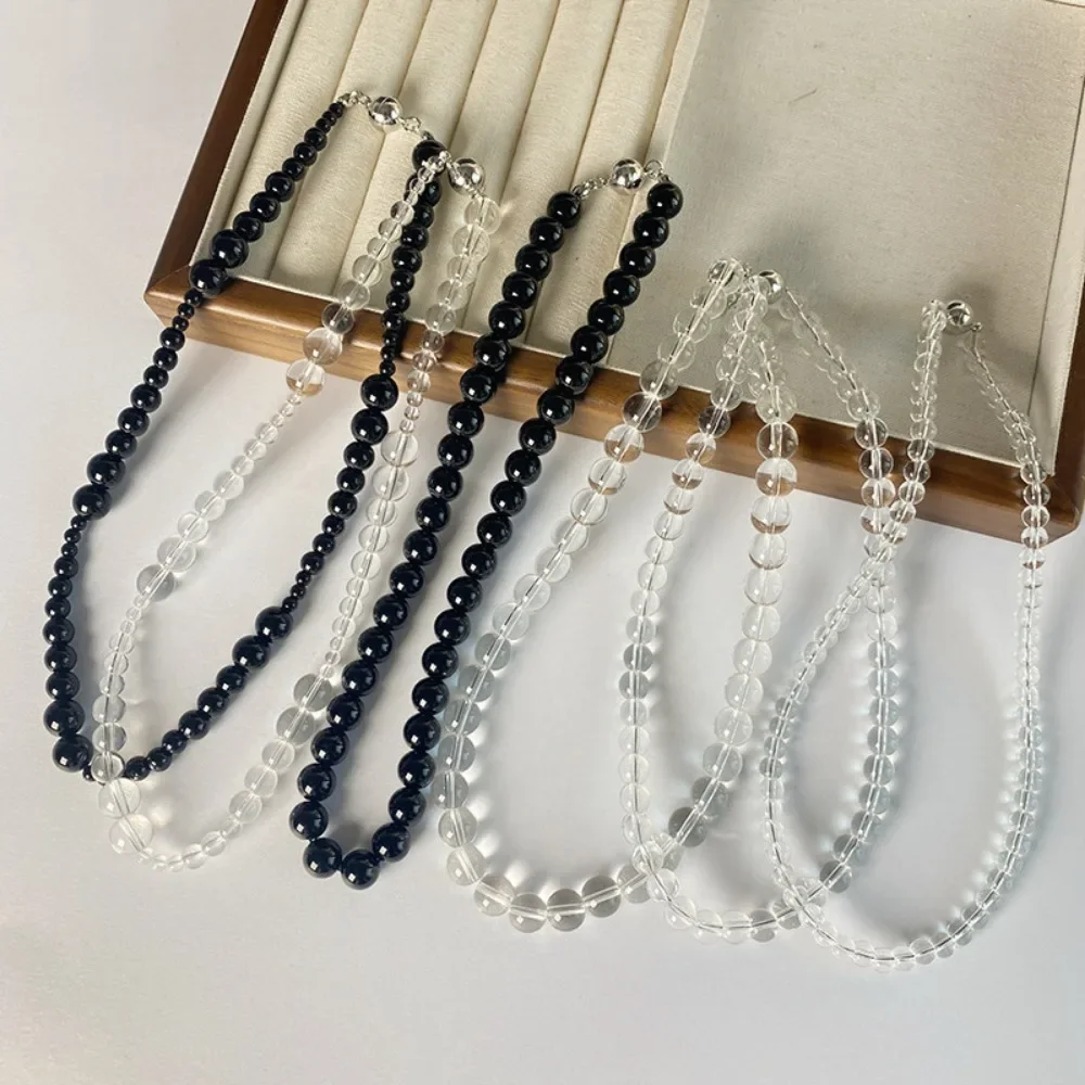 Charm Healing Crystal Necklace for Women Fashion Jewelry Girl\'s Collarbone Chain Birthday Gift Christmas Bulk Items Wholesale