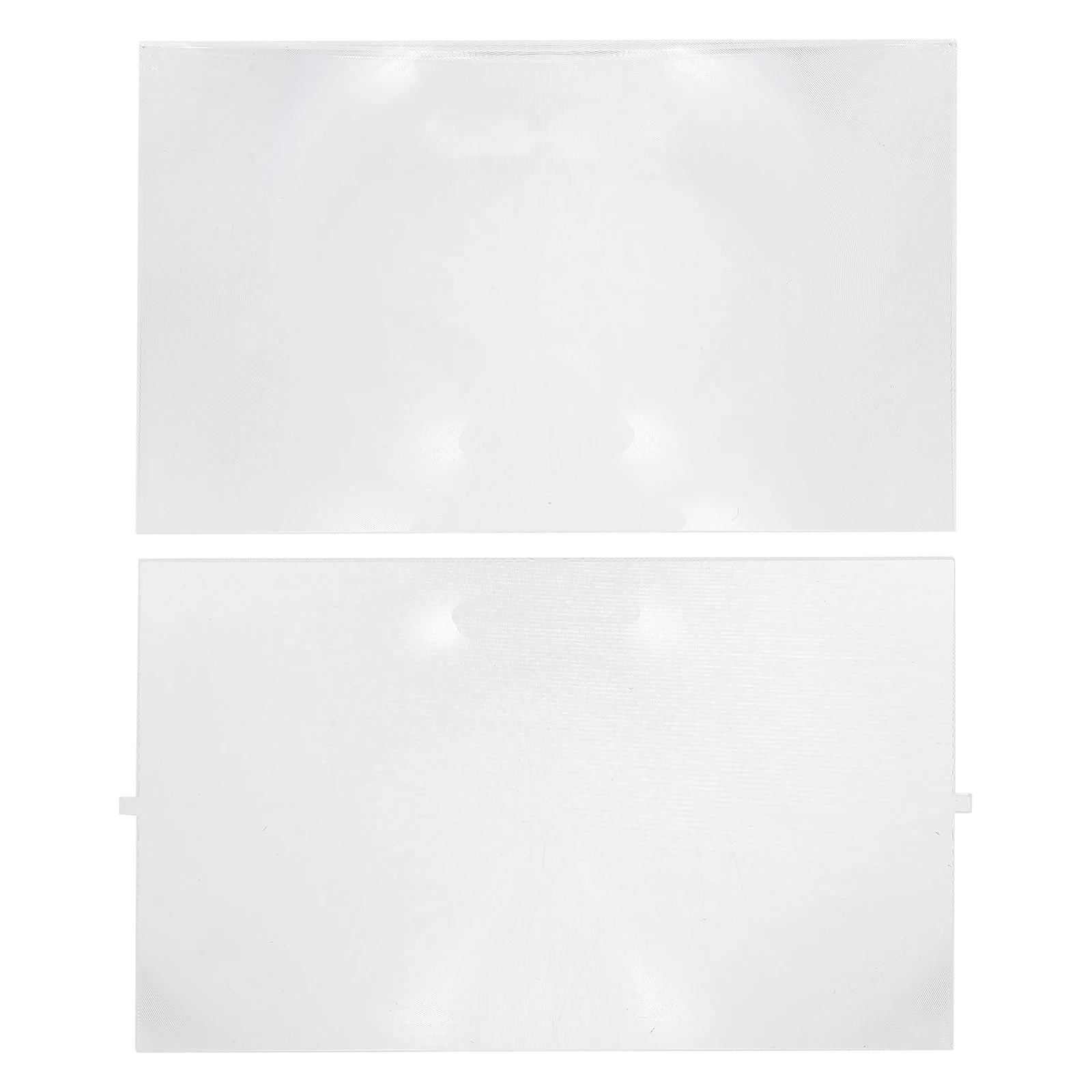 2pcs Lens For Projector High Definition Optical Experiment Tool Acrylic Pmma High Transmission Smooth Edge Practical